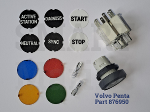 Volvo Penta Push Button Kit (Part No 876950)