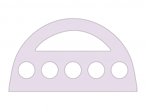 Targa 38 (Mark 2) Perspex Glass Holder