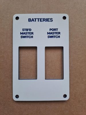 Fairline Targa 34 Battery Master Switch Panel