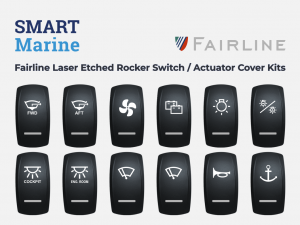 Fairline Rocker Switch Actuator / Cover Kit (Laser Etched)